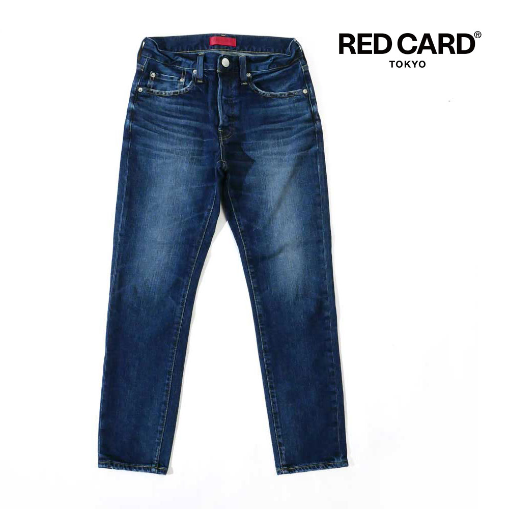 RED CARD Tokyo レッドカード トーキョー Rhythm+ リズムプラス デニムパンツ メンズ テーパード ビンテージミッド  ビンテージダーク ジーンズ 12786801