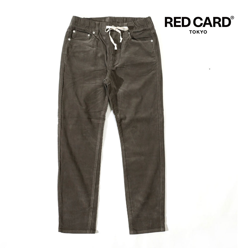 RED CARD Tokyo レッドカード トーキョー メンズ Shore ショア グレージュ ビンテージブラック テーパード ストレッチ パンツ  15781901 : 15781901 : un passo AVANTI - 通販 - Yahoo!ショッピング