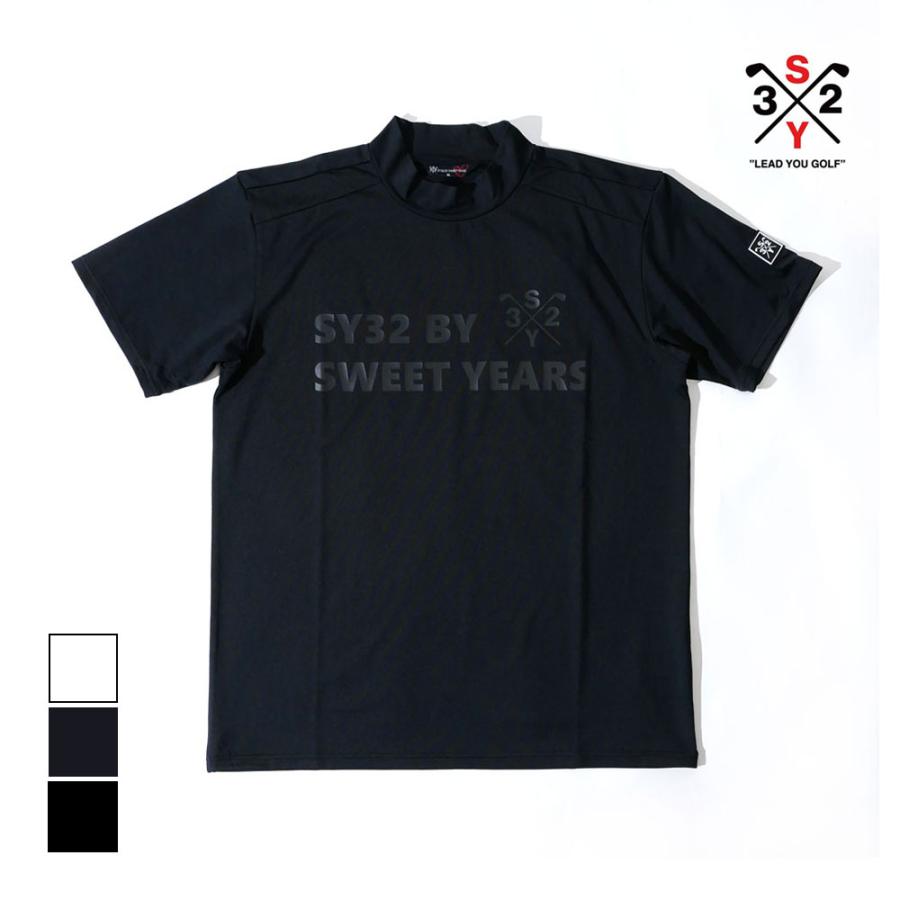 SY32 by SWEET YEARS GOLF エスワイ32バイスウィートイヤーズ ゴルフ メンズ モックネック 半袖Tシャツ 11305-4｜up-avanti｜04