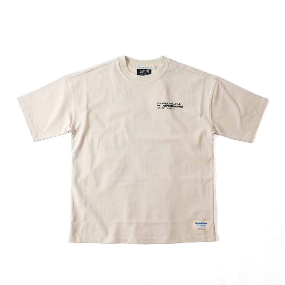 【SALE】SCOTCH&amp;SODA スコッチアンドソーダ メンズ 刺繍 半袖カットソー Tシャツ 2...