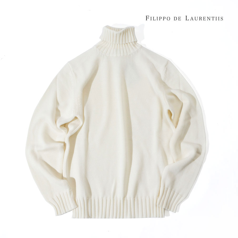 FILIPPO DE LAURENTIIS フィリッポ デ ローレンティス メンズ メリノ 