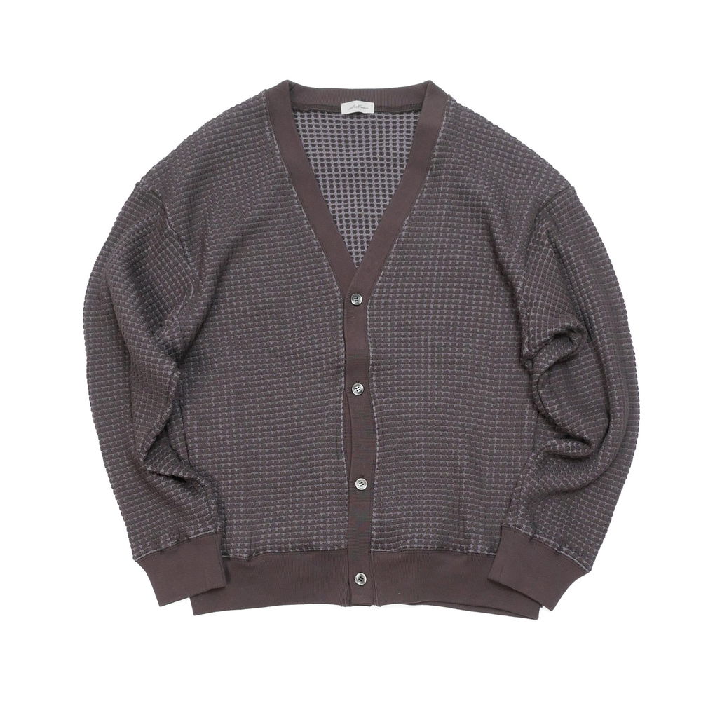 Seagreen シーグリーン メンズ ONI WAFFLE CARDIGAN オニワッフル