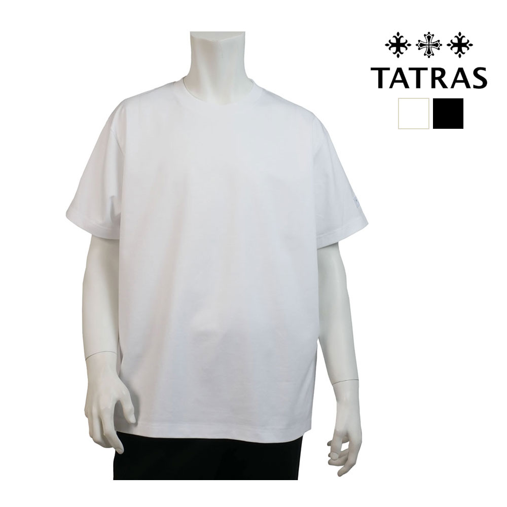 TATRAS タトラス CIALO チアーロ メンズ 半袖 Tシャツ カットソー 白 黒 2 3 4 5 mtat25s8265-m | TATRAS | 01