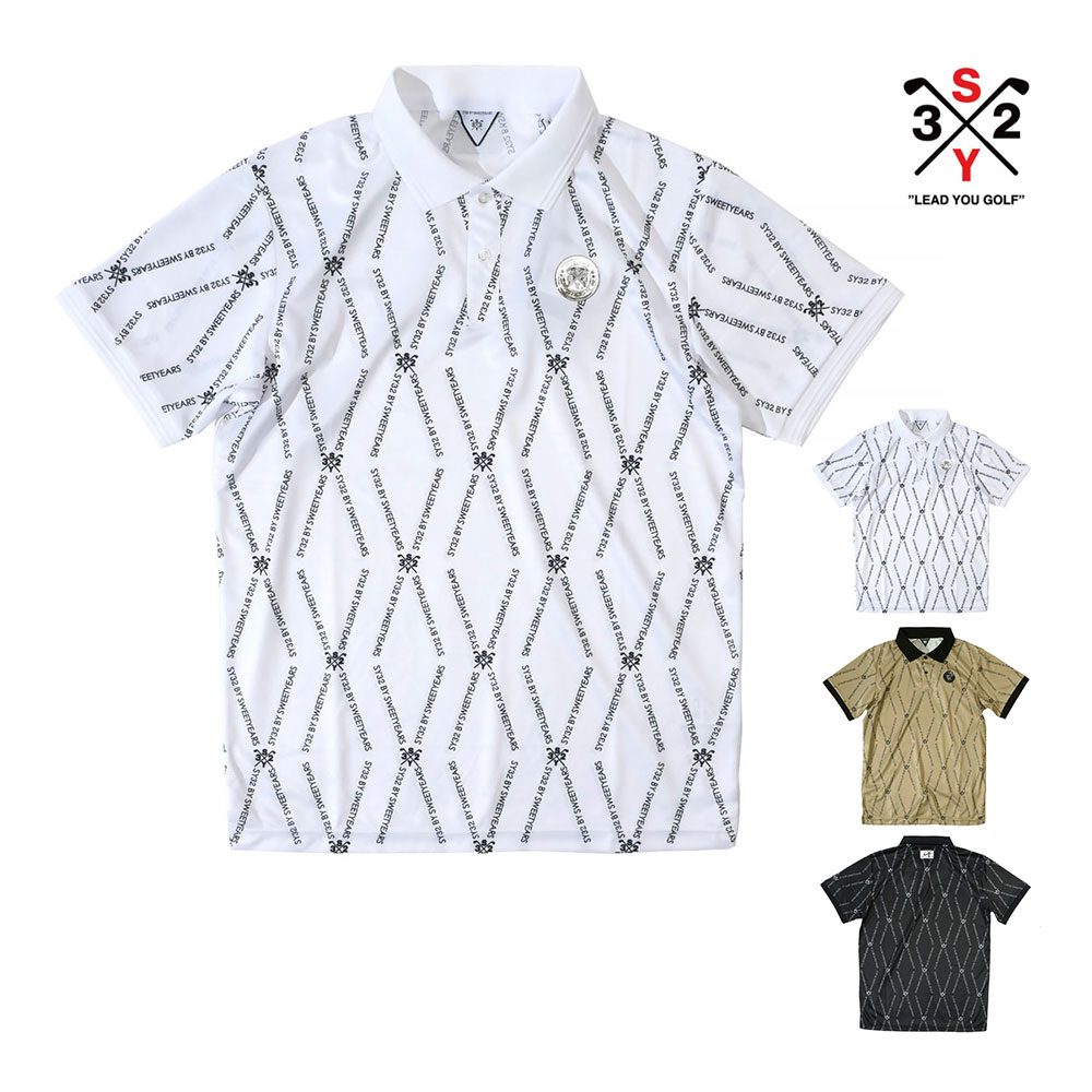 SY32 by SWEET YEARS GOLF エスワイ サーティトゥ バイ スウィートイヤーズ ゴルフ メンズ ポロシャツ | SY32 by SWEET YEARS | 01
