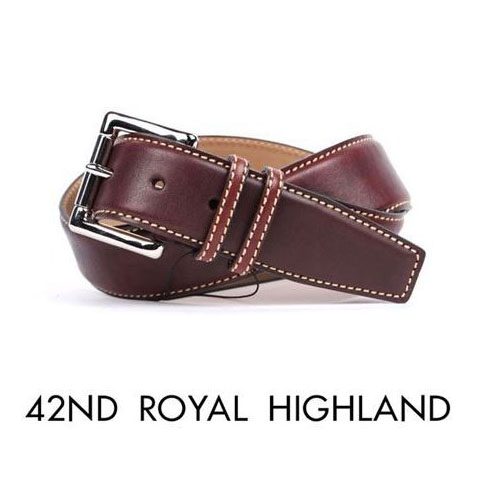 【セール】42nd ROYAL HIGHLAND フォーティーセカンドロイヤルハイランド カーフベルト カーフレザーベルト ボルドー Antiquefinish Calf KB07-21 国内正規品 | 42ND ROYAL HIGHLAND | 01