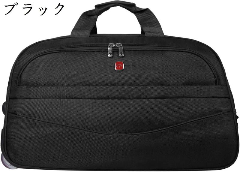 ボストンキャリー 2way キャスターバッグ 65L キャリーバッグ 折りたたみ 大容量 2輪 撥水加工 トロリーバッグ メンズ 旅行｜up-g｜02