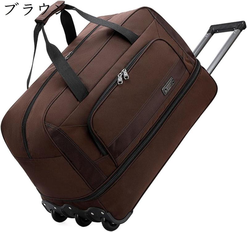 ボストンキャリー 2way キャスターバッグ 45L キャリーバッグ 折りたたみ 大容量 3輪 撥水加工 トロリーバッグ メンズ 旅行｜up-g｜05