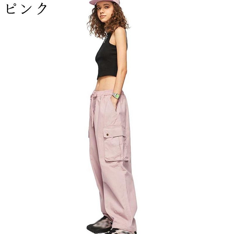 メンズ レディース カーゴパンツ 多機能 ミリタリー ロングズボン ヒップホップ ゆったり ワイド マルチポケット 大きサイズ かっこいい |  | 03