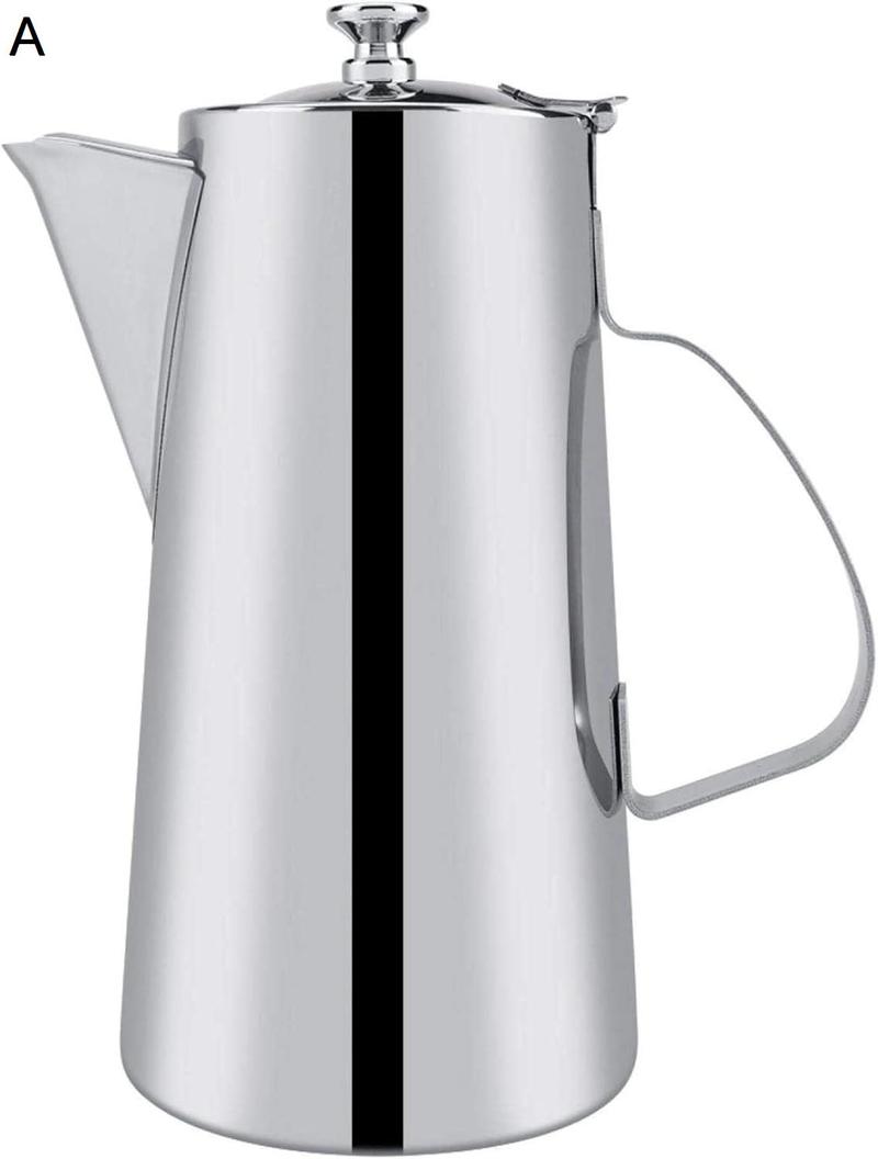 2L エレガントなコーヒー ティーポット、ホーム レストランの厚みのあるステンレス鋼の湯沸かし器｜up-g｜02