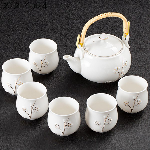 永豊源月時間 6 カップ ティー セット - 中国茶カップ