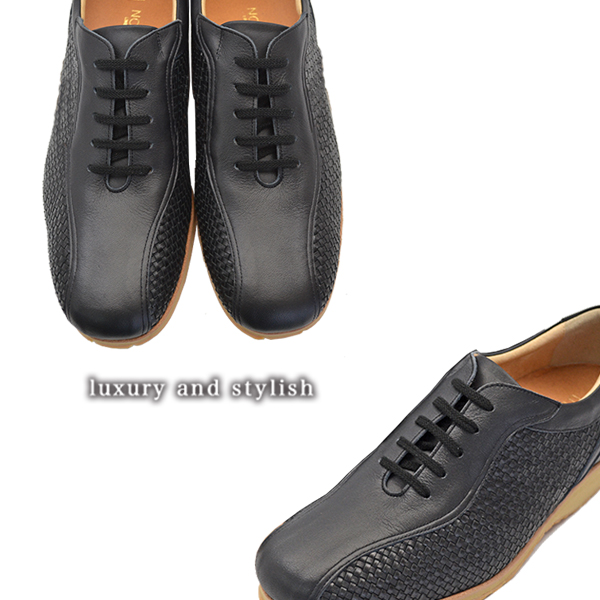 ★40%OFF★ カンガルー革 メッシュ レザー アップ スニーカー メンズ 本革 国産 通気性 5cmアップ　No.ME09941 2_me09941_luxury.jpg