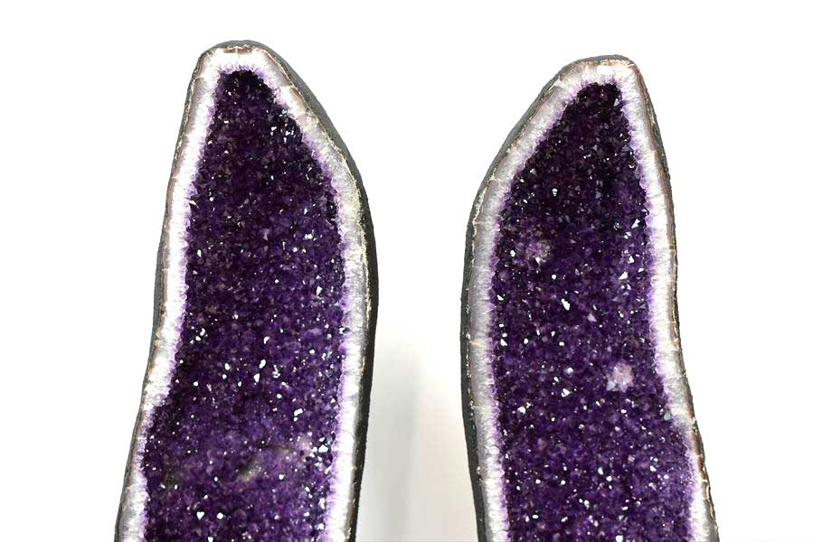 動画あり ペアドーム アメジスト ドーム (約200kg(2本合計)) カペーラ