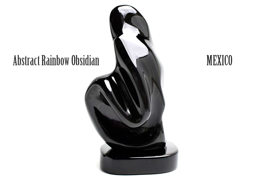 Abstract レインボー オブシディアン (約1654g) アブストラクト