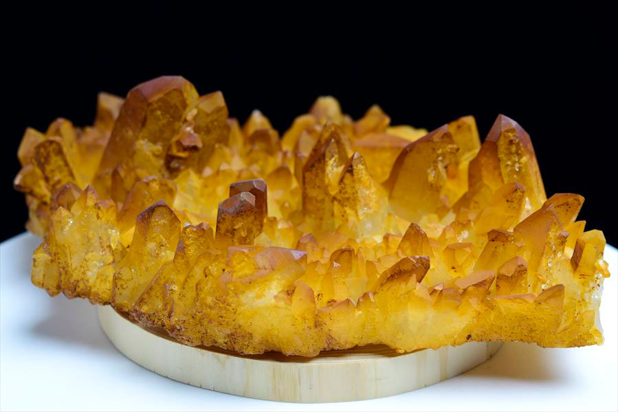 アーカンソー 水晶 (約631.5g) ゴールデンクォーツ クラスター 原石