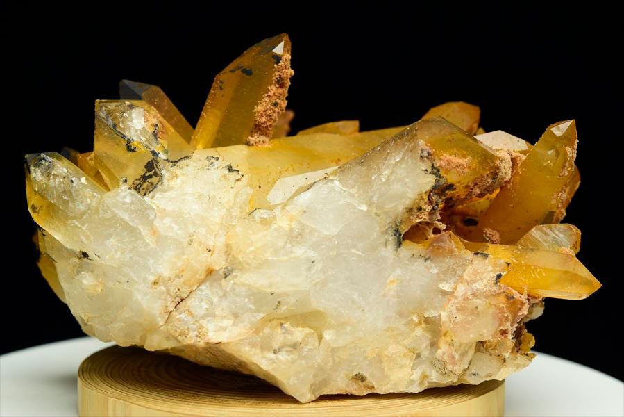 クラスター（アーカンソー水晶【ゴールデンヒーラー】） 全品採掘鉱山より直輸入 アーカンソー 水晶 ゴールデンヒーラー