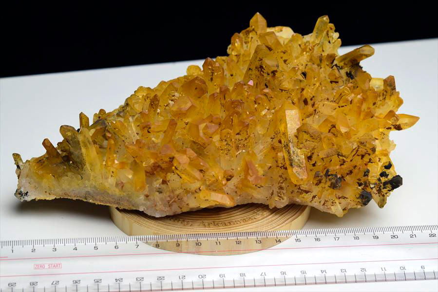 クラスター（アーカンソー水晶【ゴールデンヒーラー】） 全品採掘鉱山より直輸入 アーカンソー 水晶 ゴールデンヒーラー