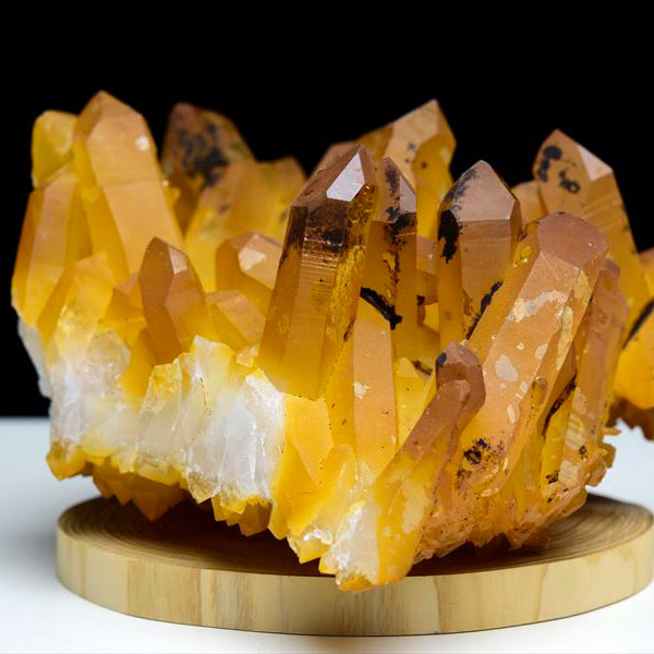 【超希少】天然水晶クラスター ゴールデンヒーラー(アーカンソー州) 貫入水晶 全品採掘鉱山より直輸入 アーカンソー 水晶 ゴールデンヒーラー