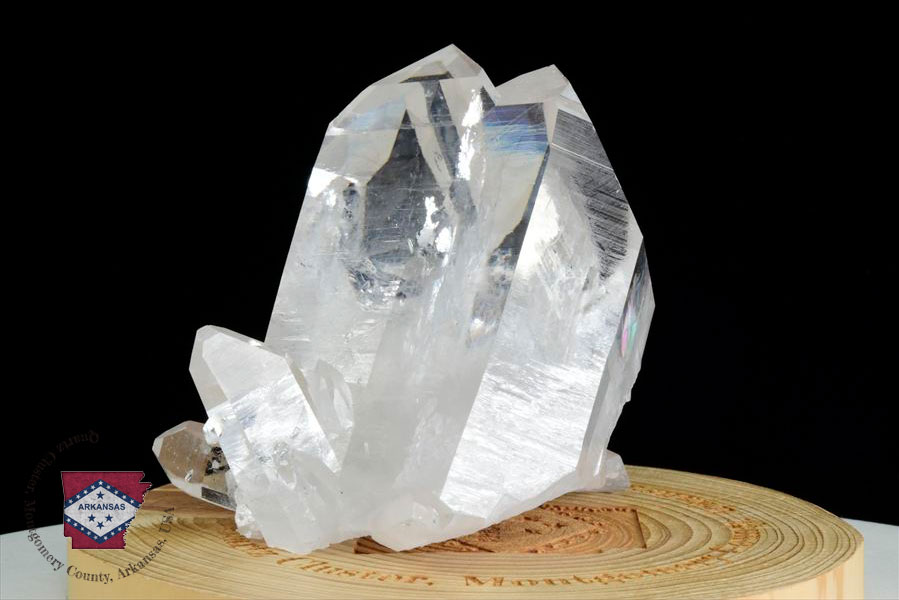 アーカンソー 水晶 クラスター (約306g) 原石 アメリカ アーカンソー州
