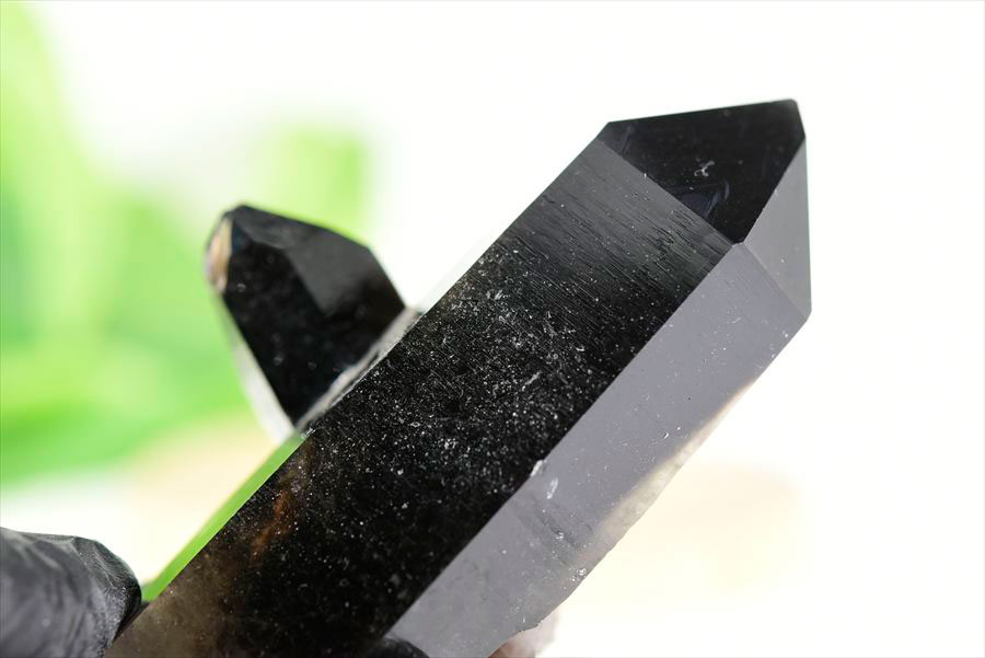 アーカンソー州産 黒水晶 スモーキークォーツ (約162.5g) クラスター