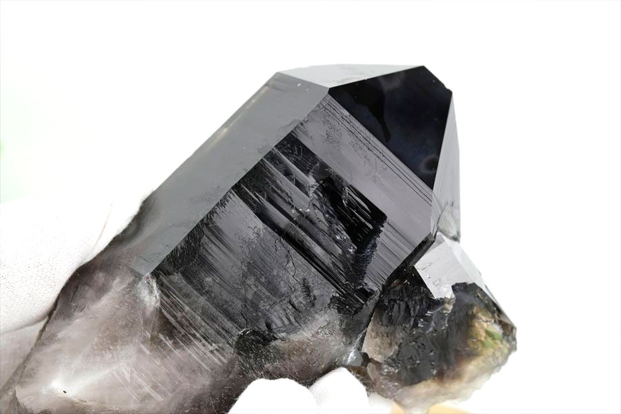 アーカンソー州産 黒水晶 スモーキークォーツ (約297g) クラスター