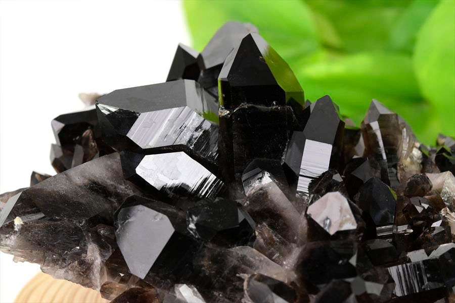 アーカンソー州産 黒水晶 スモーキークォーツ 約639g クラスター 原石