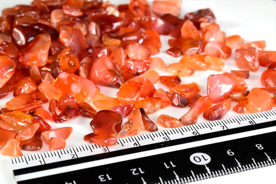 カーネリアン さざれ (約100g350円) インド産 浄化 紅玉髄