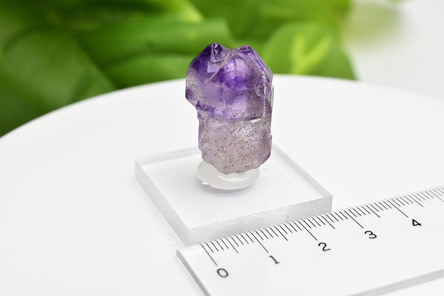 アメジスト 単結晶 原石 セプタークォーツ【約8.2g】インド カルール産