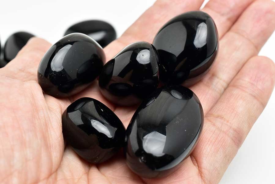 カンゴーム スモーキークォーツ【12個セット】タンブル ペブル