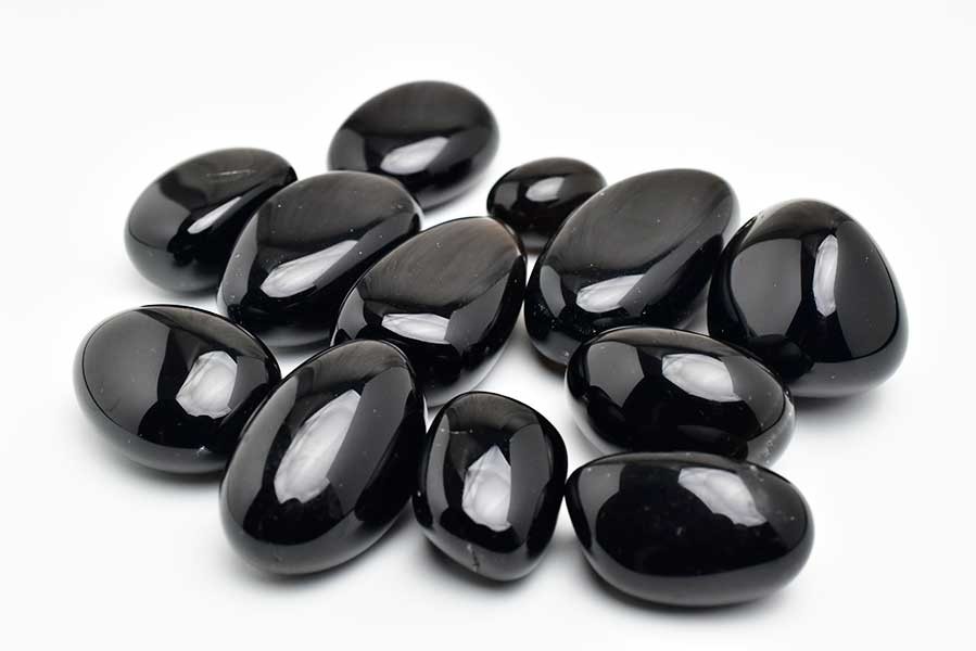 カンゴーム スモーキークォーツ【12個セット】タンブル ペブル