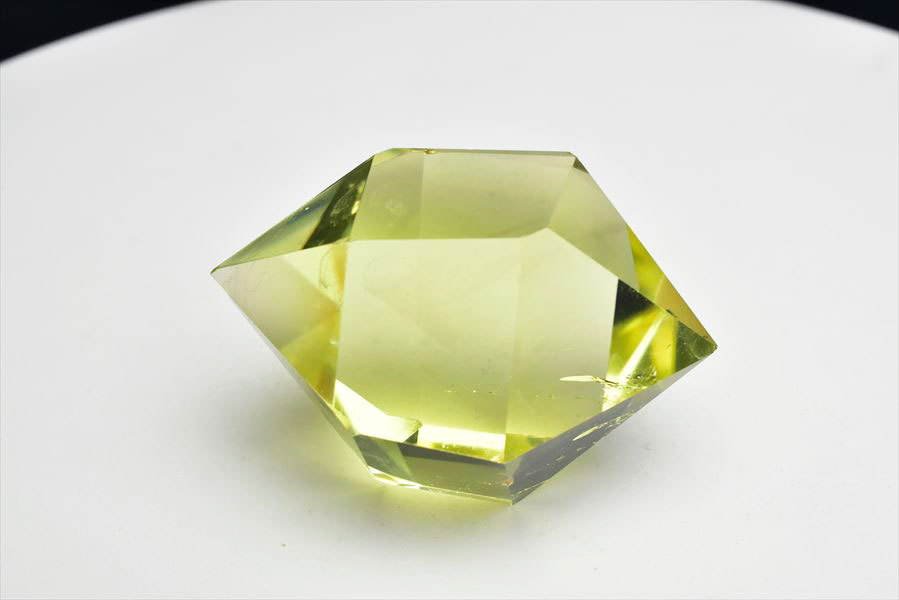 シトリン ダブルポイント 両剣黄水晶 ブラジル産 非加熱 天然 11月