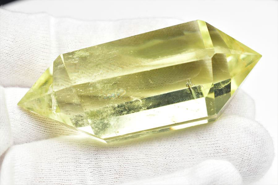 シトリン ダブルポイント 両剣黄水晶 ブラジル産 非加熱 天然 11月