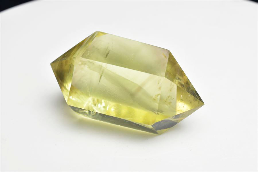 シトリン ダブルポイント 両剣黄水晶 ブラジル産 非加熱 天然 11月