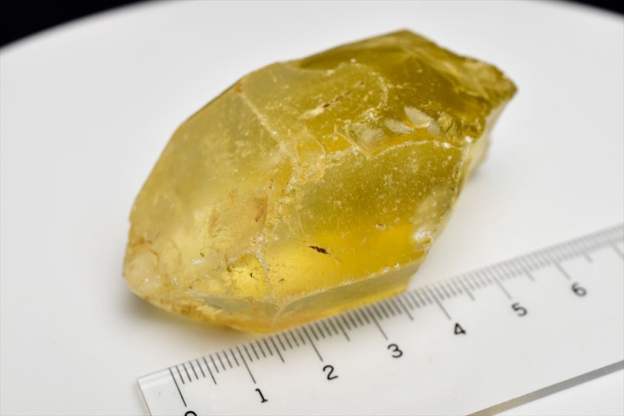 シトリン 結晶 原石【約100.6g】ポイント 六角柱 ブラジル産 非加熱 非