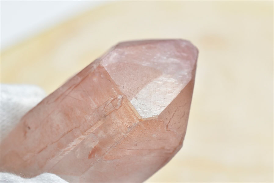 天然石レムリアンシード水晶初期ナチュラルポイント原石ピンクレムリアン