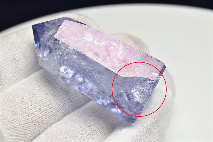 タンザンオーラ (約40.7g) コスモオーラ ポイント 六角柱 ブラジル