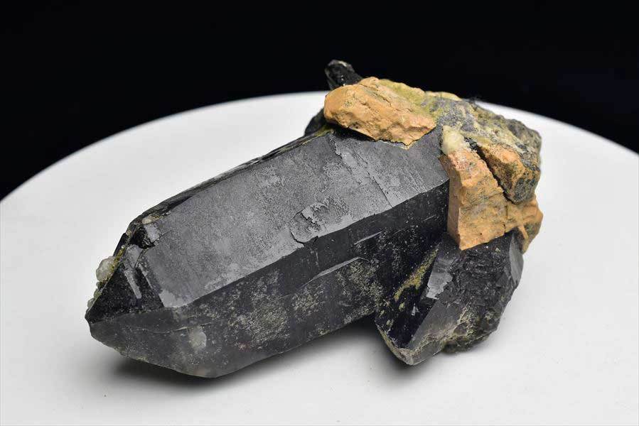 黒水晶 モリオン (約354.5g) クラスター 原石 中国 山東省産 単結晶