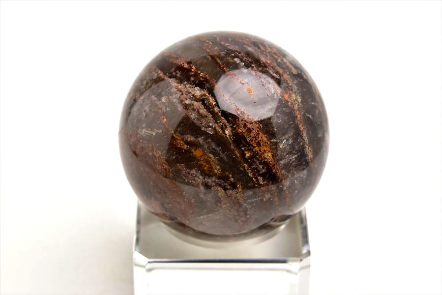 ガーデンクォーツ 丸玉 (約40.3mm珠) スフィア 庭園水晶 ブラジル産 千