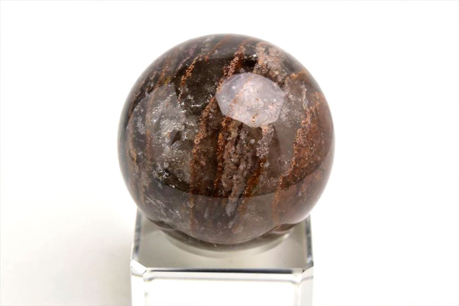 ガーデンクォーツ 丸玉 (約40.3mm珠) スフィア 庭園水晶 ブラジル産 千