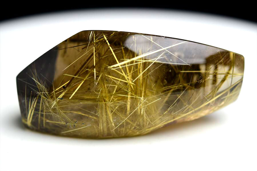 ゴールドルチルクォーツ (約117.7g) AAAAA タイチンルチル 不定形