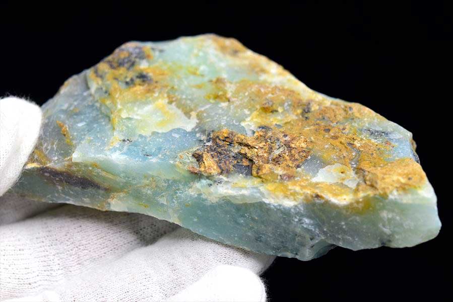 ブルーオパール (約156.2g) 希少 原石 ペルー アカリ鉱山産 コモンオパール オパール 天然石 パワーストーン アンデスブルーオパール  Andean Opal