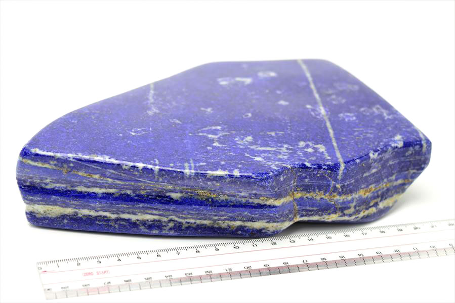 ラピスラズリ AAA 原石 ブロック 磨き石 (約2.8kg) 置物 フリー