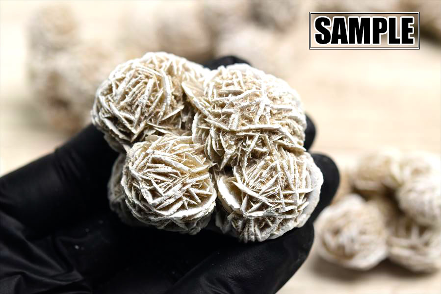 メキシコ産  デザートローズ セレナイトローズ フローズンセレナイト クラスター 砂漠の薔薇 天然石 パワーストーン