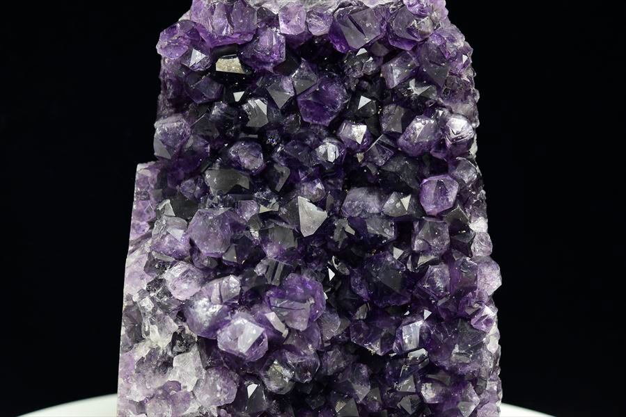 アメジスト クラスター (約1389g) カットベース 原石 ウルグアイ