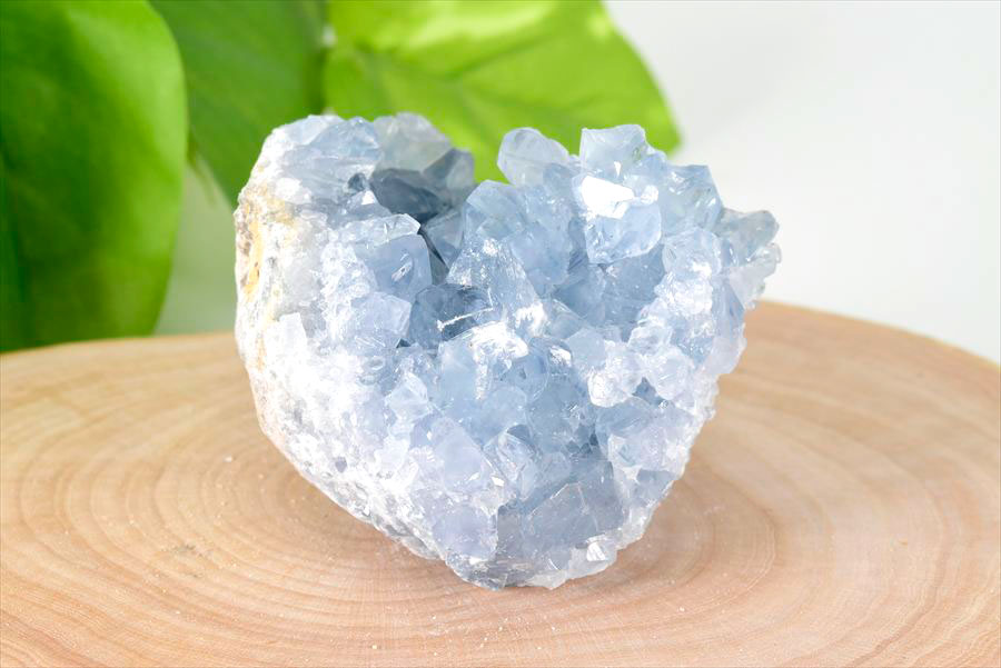 セレスタイト 天青石 クラスター (約227.2g) 原石 マダガスカル産 群晶