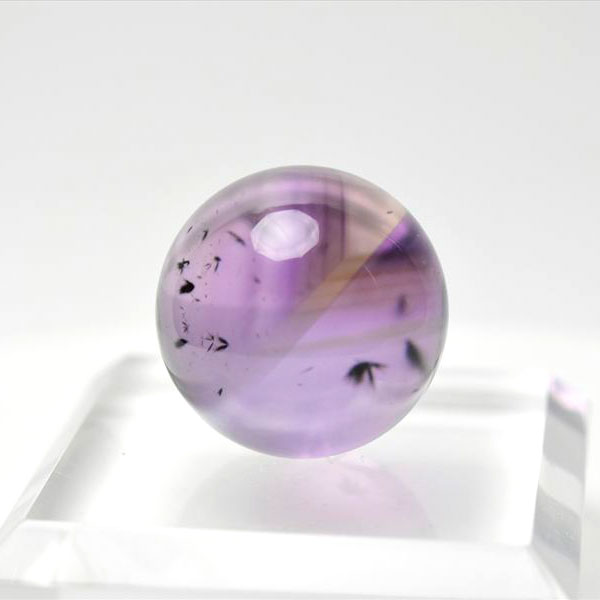 ロマネサイトインアメジスト ファントム 丸玉 (約26.5mm珠) ブラジル産