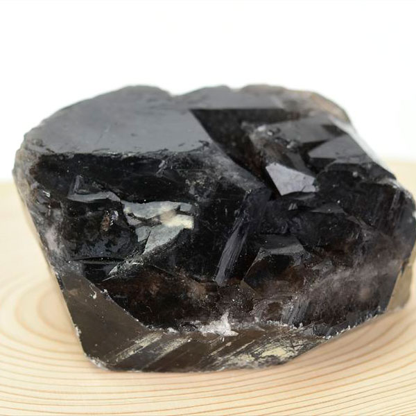 黒水晶 モリオン クラスター 約726.5g 原石 中国 山東省五蓮産 単結晶