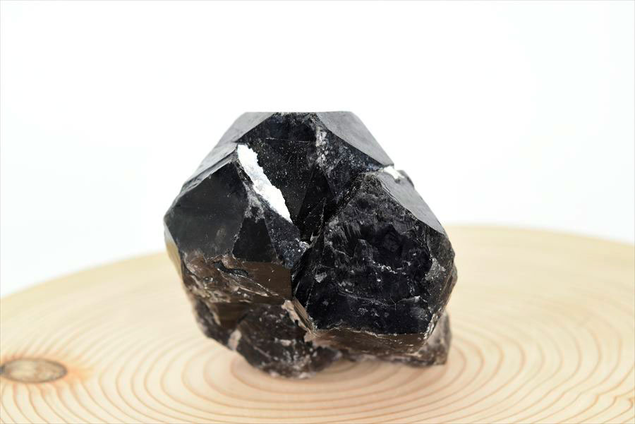 黒水晶 モリオン クラスター 約496g 原石 中国 山東省五蓮産 単結晶