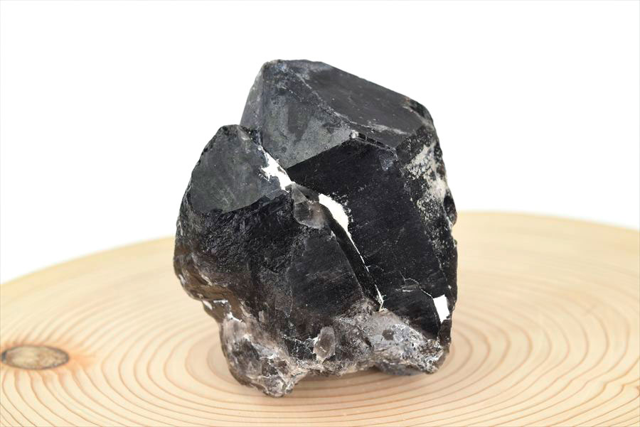 山東省産黒水晶クラスターモリオン 黒水晶 モリオン クラスター 約496g 原石 中国 山東省五蓮産 単結晶