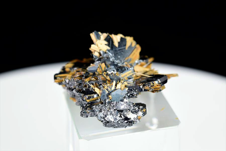 ゴールドルチル 太陽ルチル 標本 約24.5g 原石 ブラジル産 金針 ルチル