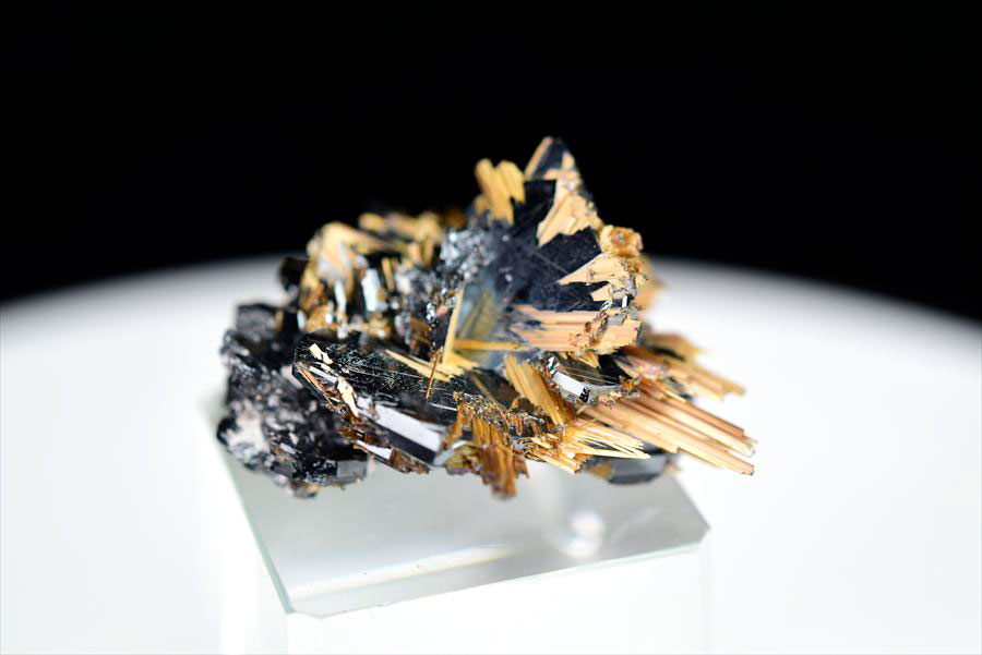 ゴールドルチル 太陽ルチル 標本 約24.5g 原石 ブラジル産 金針 ルチル